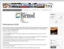 Tablet Screenshot of acob-jeunes.com